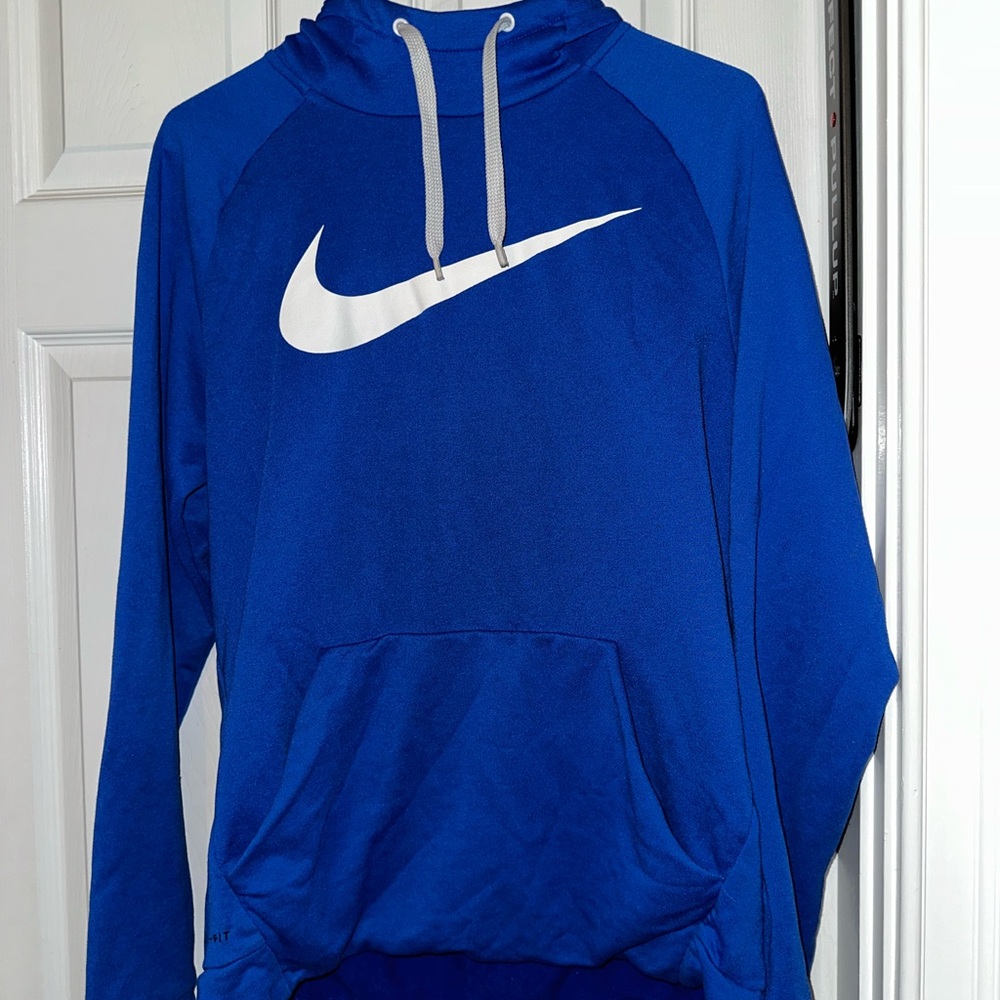 Nike Blue Sweater Classic Pullover Style
